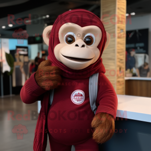 Maroon Monkey mascotte...