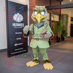 Olive Hawk maskot drakt...