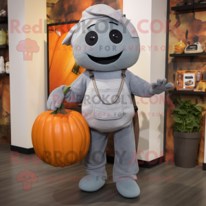 Gray Pumpkin mascotte...