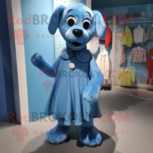 Blue Dog mascotte kostuum...