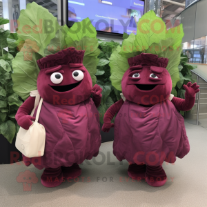 Maroon Cabbage Leaf...