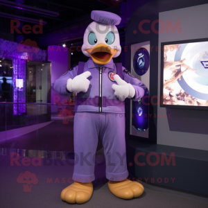 Purple Goose mascotte...