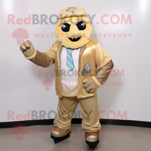 Gold Ice maskot drakt...