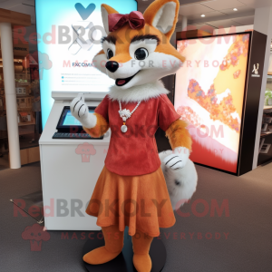  Fox mascotte kostuum...