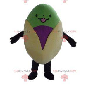 Mascot giant pistachio beige purple and green - Redbrokoly.com