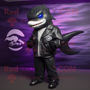 Purple Killer Whale maskot...