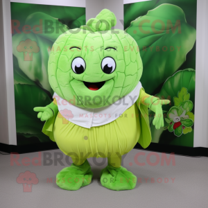 Lime Green Cabbage Leaf...