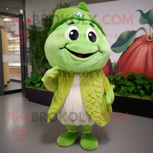Lime Green Cabbage Leaf...