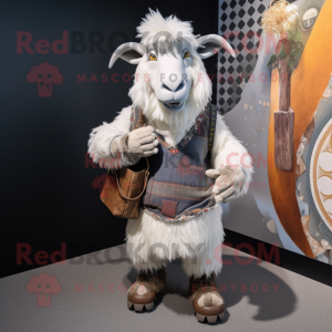 Silver Boer Goat maskot...
