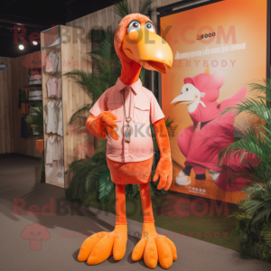 Orangefarbener Flamingo...