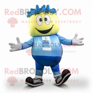 Blue Burgers maskot kostume...