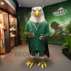 Green Haast S Eagle maskot...