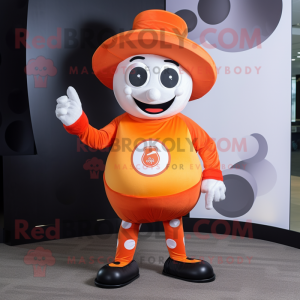 Orange Ring Master mascotte...