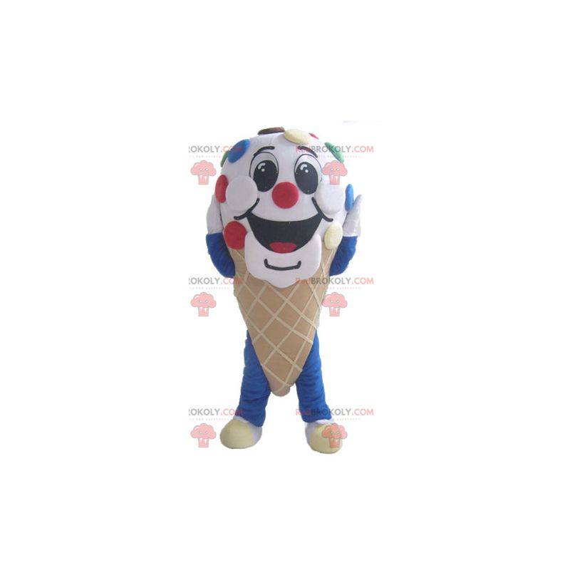 Mascot gigantisk iskrem med Smarties - Redbrokoly.com