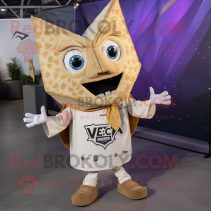 Béžová postava maskota...