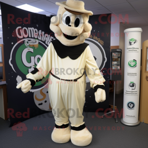 Kremfarget Guinness maskot...