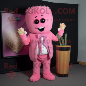 Pink Pop Corn mascotte...