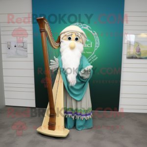  Celtic Harp maskot kostyme...