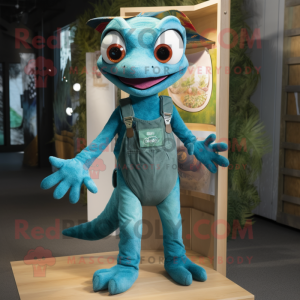 Teal Geckos mascotte...