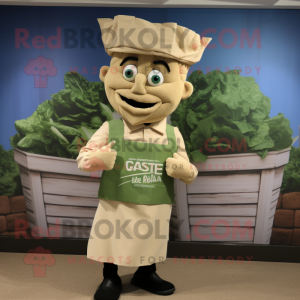Tan Caesar Salad mascotte...