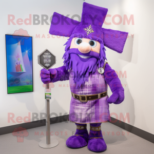 Purple Celtic Cross maskot...