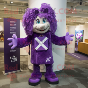 Purple Celtic Cross maskot...