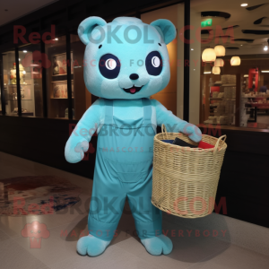 Cyan Dim Sum maskot kostume...