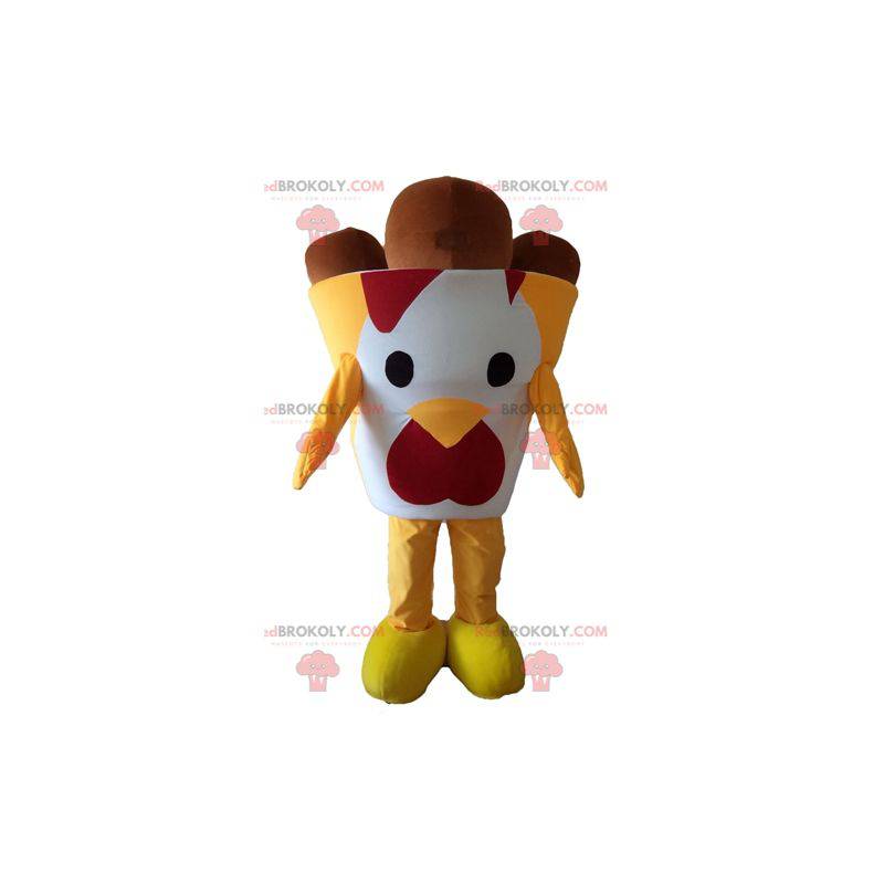 Mascote de casquinha de sorvete de chocolate - Redbrokoly.com