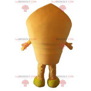 Chocolate candy ice cream cone mascot - Redbrokoly.com