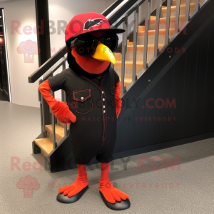 Red Blackbird maskot...