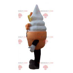 Mascote de casquinha de sorvete - Redbrokoly.com
