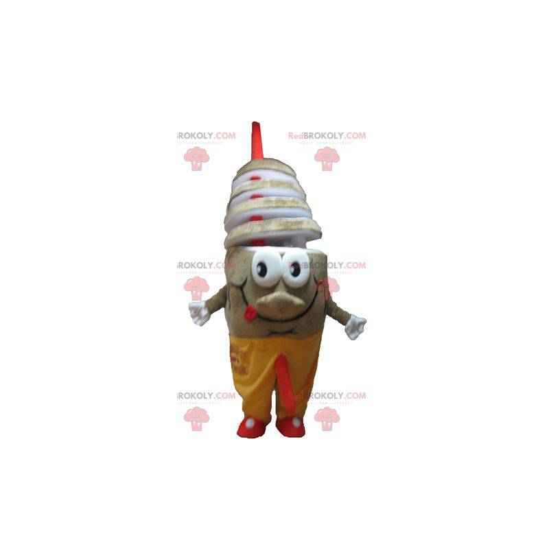 Mascote de bebida frutada - mascote de Chips Stick -