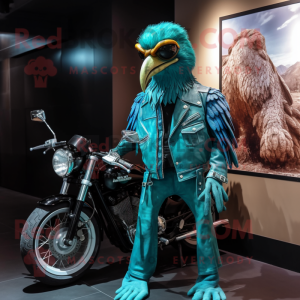 Turkis Archaeopteryx maskot...