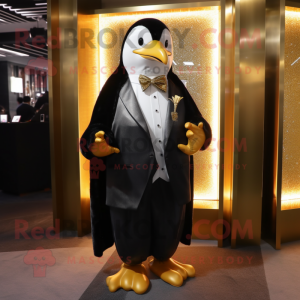 Gull Penguin maskot drakt...