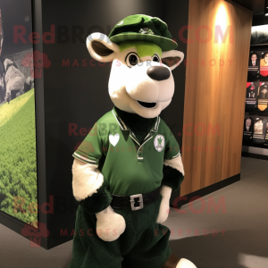 Forest Green Jersey Cow...