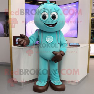 Turkis chokolade maskot...