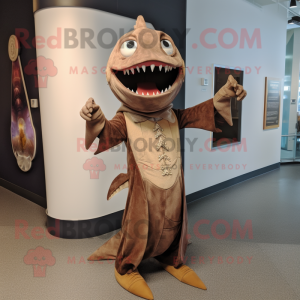 Brown Swordfish mascotte...