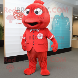 Red Cod mascotte kostuum...