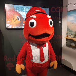 Red Cod mascotte kostuum...