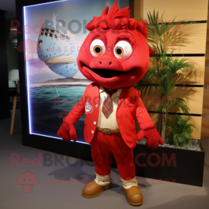 Red Cod mascotte kostuum...