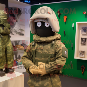  Army Soldier maskot...