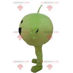 Very smiling green vegetable fruit pea mascot - Redbrokoly.com