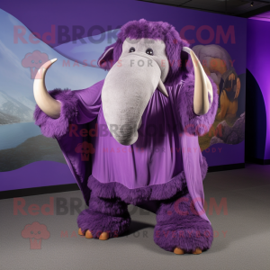 Purple Mammoth mascotte...