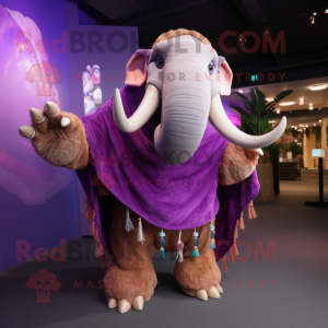 Purple Mammoth mascotte...