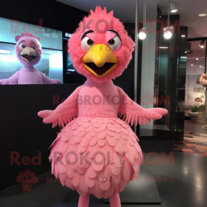 Pink Fried Chicken mascotte...