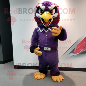 Purple Hawk mascotte...