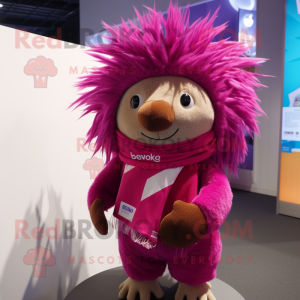 Magenta Porcupine mascotte...