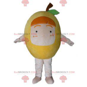 Giant pear lemon mascot - Redbrokoly.com