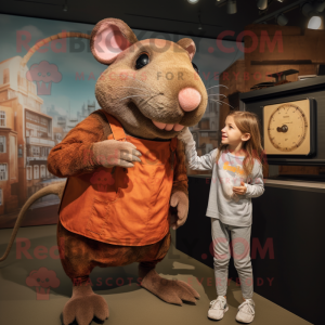 Rust Mouse mascotte kostuum...