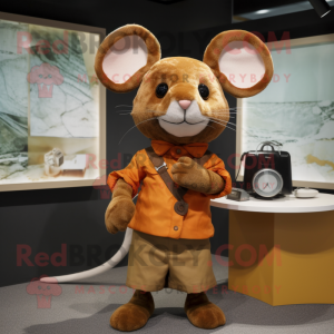 Rust Mouse mascotte kostuum...